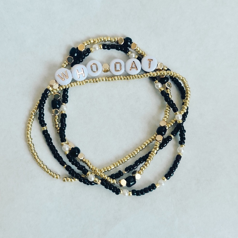 New Orleans Saints Bracelet Set